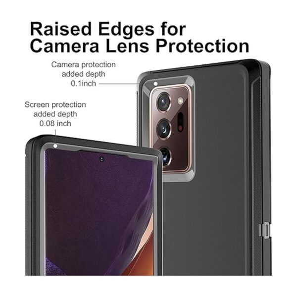 HONGAMY Funda para Galaxy Note 20 Ultra con protector de_3