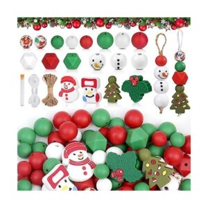 178 cuentas de silicona de Navidad cuentas sueltas de