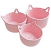 Canastas tejidas pequeñas Mini cubos de almacenamiento_1