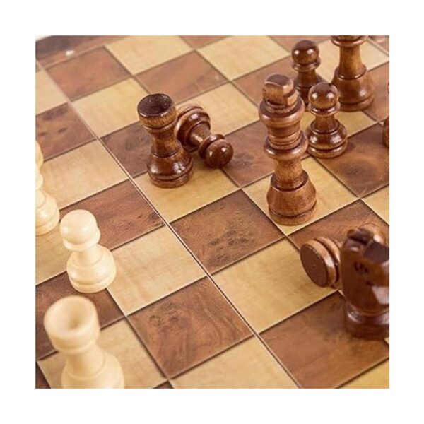 Juego de ajedrez juego de tablero de ajedrez de madera_3