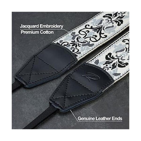 Correa de cámara 2 pulgadas retro bordado jacquard_2
