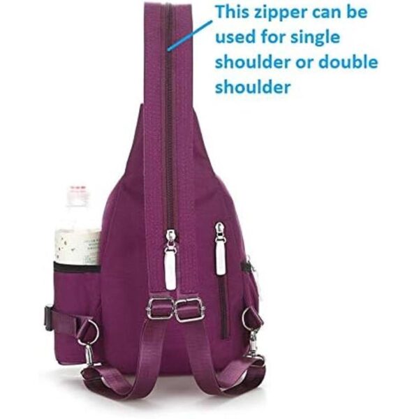 Backpack Nylon Sling Bag Multipurpose Daypacks Shoulder_2