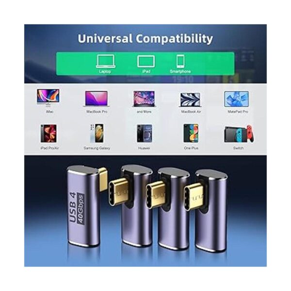 Adaptador USB C de ángulo recto paquete de 4 Adaptador_6