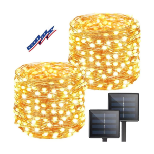 BHCLIGHT Guirnalda de luces solares para exteriores