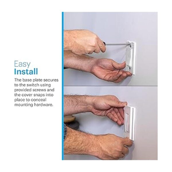 Power Gear Placa de pared sin tornillos de un solo