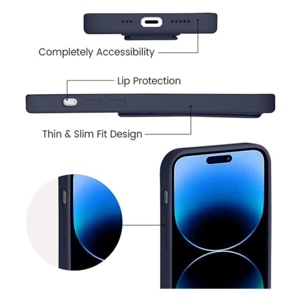 LAUDTEC Funda de silicona para iPhone 14 Pro Max 6.7_2