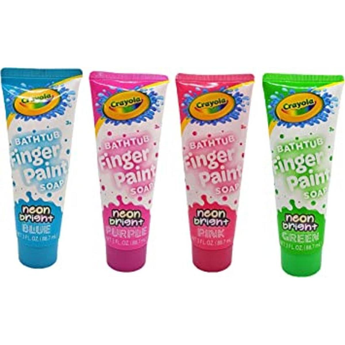 Crayola Neon Bright Jabón de pintura para dedos para