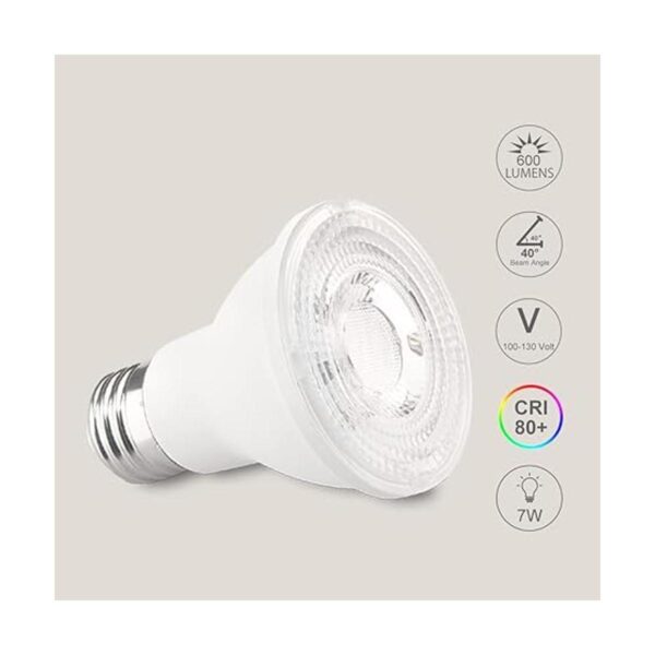 FTL PAR20 Bombillas LED de 5000 K luz diurna blanca 7 W_3