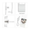 KICAAO Juego de dos apliques de pared moderno aplique de_5