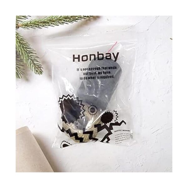 Honbay 100 etiquetas redondas de papel kraft en blanco con