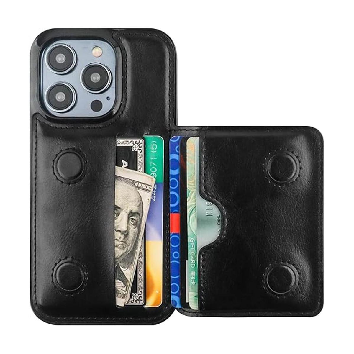 KIHUWEY Compatible con iPhone 14 Pro Funda tipo cartera