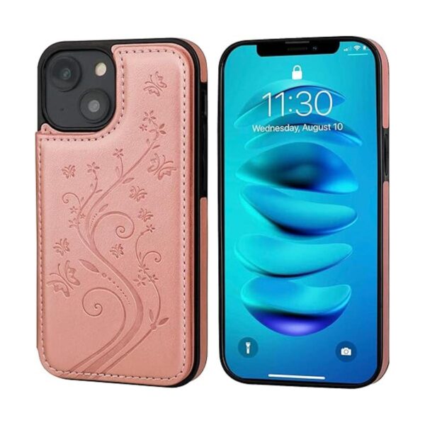 Vaburs Funda compatible con iPhone 14 con tarjetero y_3