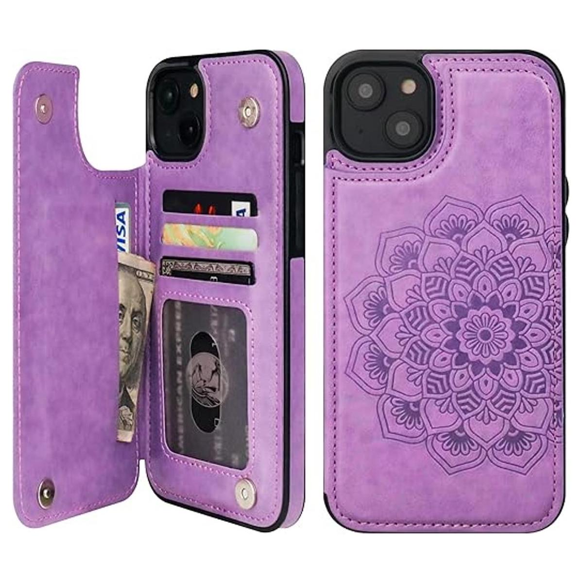 Vaburs Funda compatible con iPhone 14 Plus con tarjetero