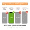 Vaburs Funda tipo cartera para iPhone 14 Pro funda con_2