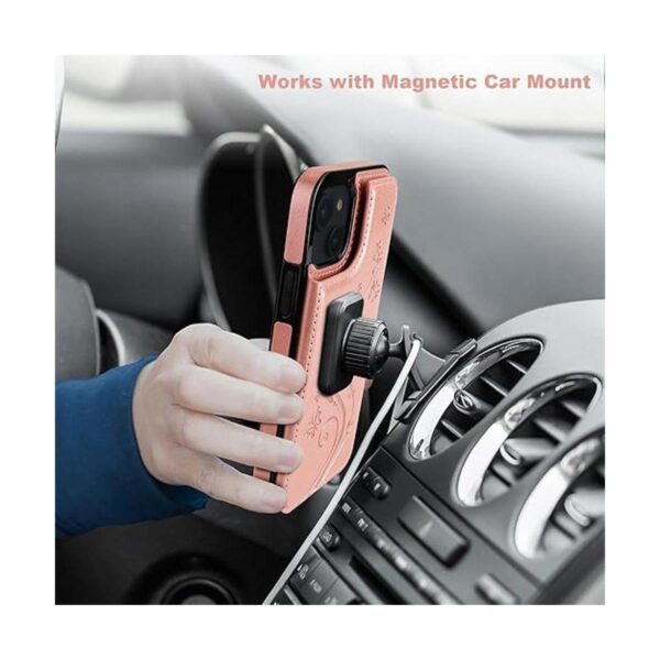 Vaburs Funda compatible con iPhone 14 con tarjetero y_4