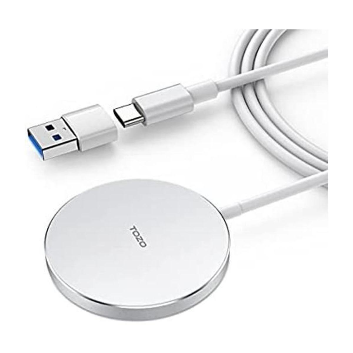 TOZO Cargador inalámbrico W6 compatible con iPhone 1414