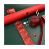 2 rollos de cinta de Navidad de 20 yardas cinta metálica