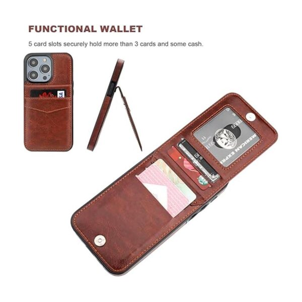 KIHUWEY Funda compatible con iPhone 14 Pro con soporte_4