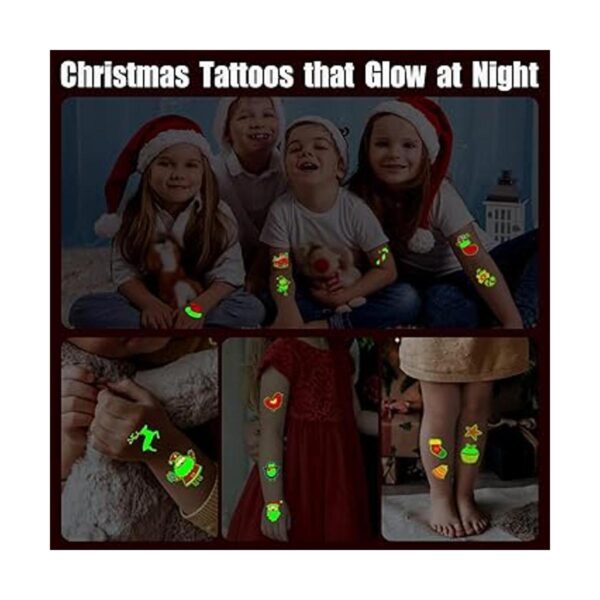 Partywind 204 tatuajes de Navidad envueltos_6
