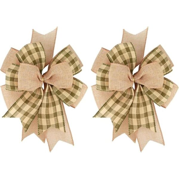 Meseey 2 cintas de lazo grande de 12 x 10 pulgadas con
