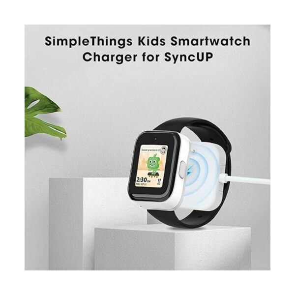 SimpleThings Cargador de reloj para niños SyncUP blanco_4