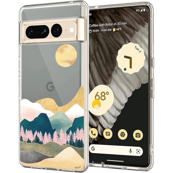 Unov Funda compatible con Pixel 7 Pro transparente con_1