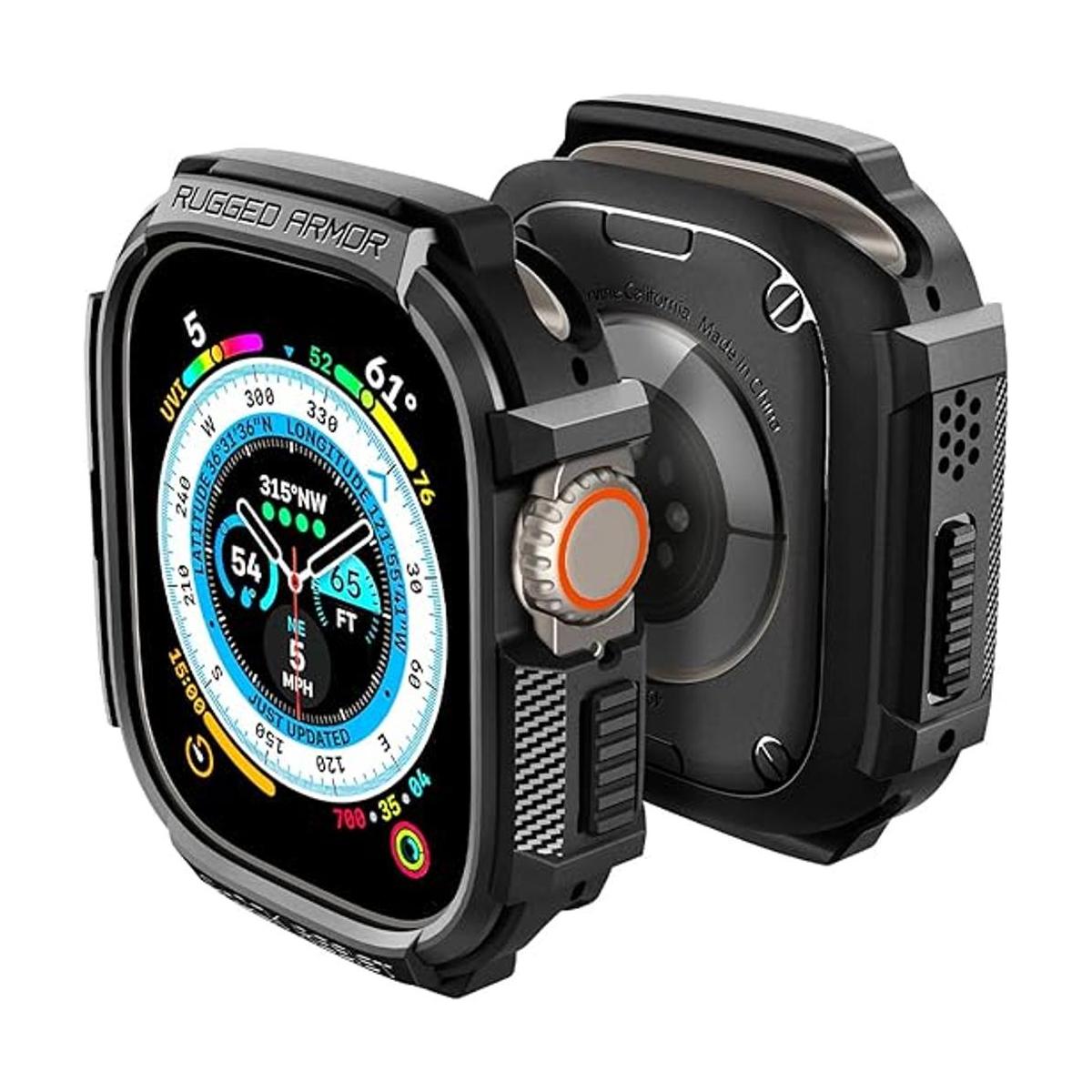 Spigen Rugged Armor Funda diseñada para Apple Watch Ultra