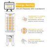 Umleeddlt Bombilla LED G9 regulable de 4 W equivalente a_3
