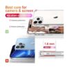 Funda transparente para iPhone 14 Pro con diseño de gato_5