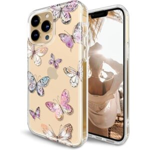 JIAXIUFEN Funda transparente compatible con iPhone 14 Pro_1