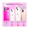 Pevezeda Funda cuadrada para iPhone 14 Pro Max suave y_2