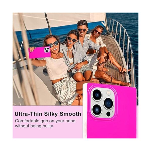 Pevezeda Funda cuadrada para iPhone 14 Pro Max suave y_3