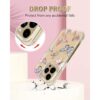 JIAXIUFEN Funda transparente compatible con iPhone 14 Pro_5