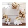 Kit de arco de guirnalda de globos de oro y arena blanca_4