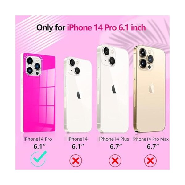 Pevezeda Funda cuadrada para iPhone 14 Pro funda_2