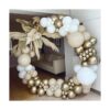 Kit de arco de guirnalda de globos de oro y arena blanca_3