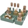 Organizador de maquillaje apilable de 6 piezas