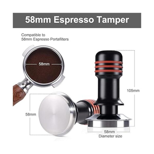 Espresso Tamper de 2.283 in manipulación de café con_6