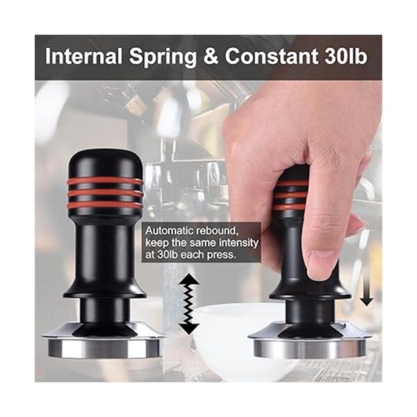 Espresso Tamper de 2.283 in manipulación de café con_3