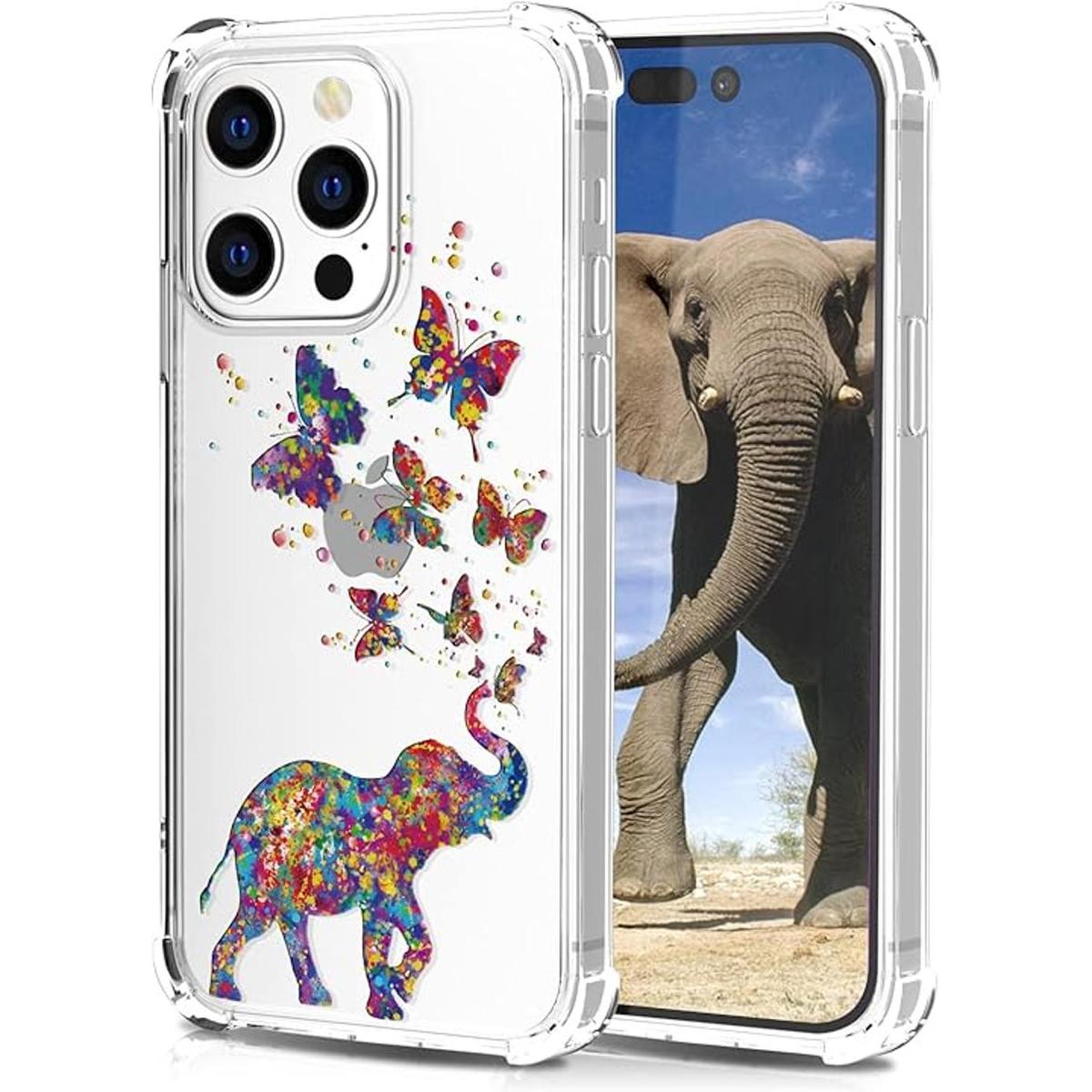 BEIMEITU Funda para iPhone 14 Pro Max diseño de mariposa