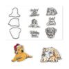 Sellos y troqueles transparentes para perros y cachorros_1