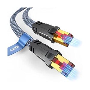 Cable Ethernet Cat 8 de 20 pies cable Ethernet plano de_1