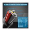 RESHAKE Cable eléctrico de calibre 22 y 3 conductores_2