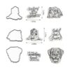Sellos y troqueles transparentes para perros y cachorros_2