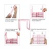 Estante ajustable para casillero de altura y ancho rosa_2
