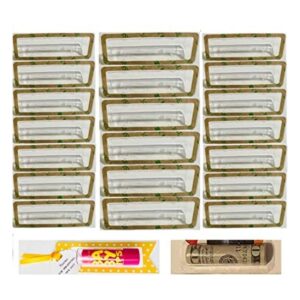 20PCS Thankgiving Gifts Money Card Holder Clear Plastic_1