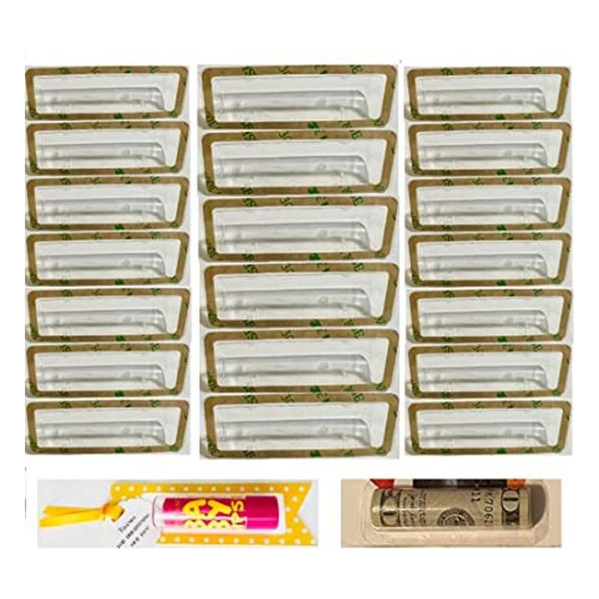 20PCS Thankgiving Gifts Money Card Holder Clear Plastic