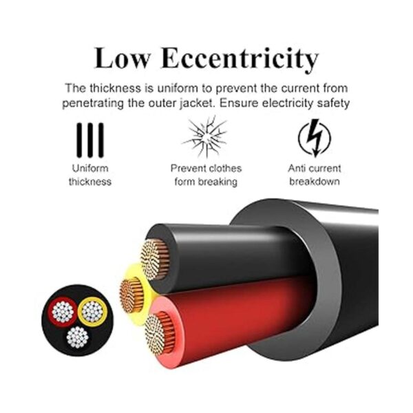 RESHAKE Cable eléctrico de calibre 22 y 3 conductores_3