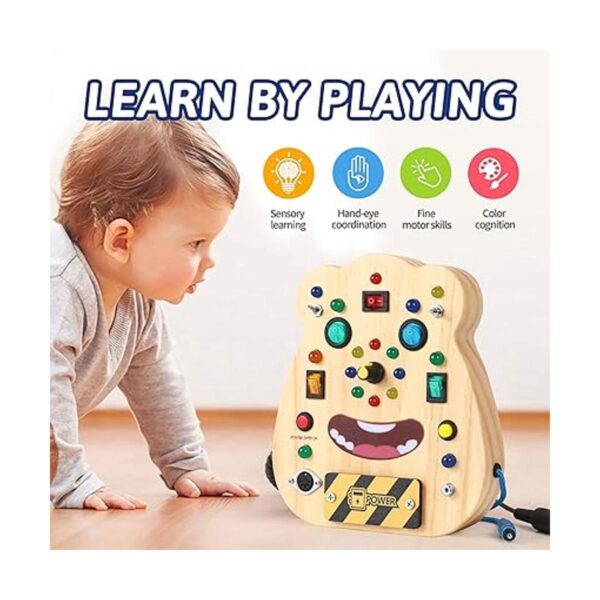 Montessori Tablero ocupado para más de 1 año interruptor_2