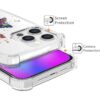 BEIMEITU Funda para iPhone 14 Pro Max diseño de mariposa_4